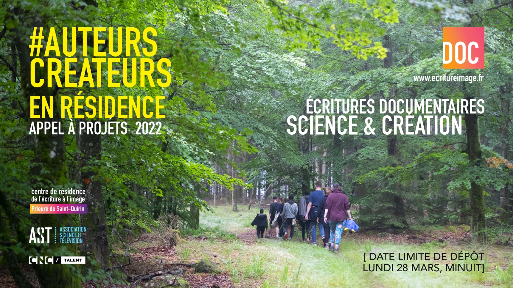 Centre de résidence de l’écriture à l’image de Saint-Quirin : appel à projet - 