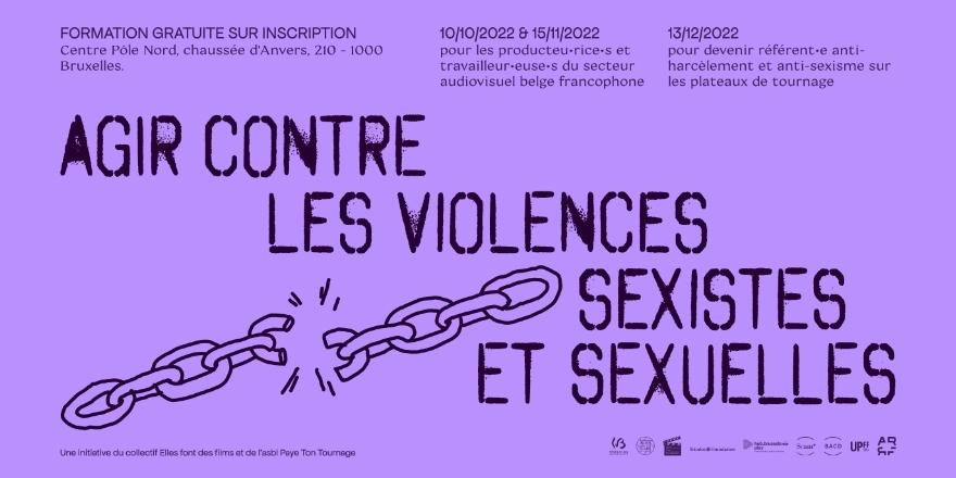 Prévenir et agir contre les violences sexistes et sexuelles dans l'audiovisuel belge francophone - 