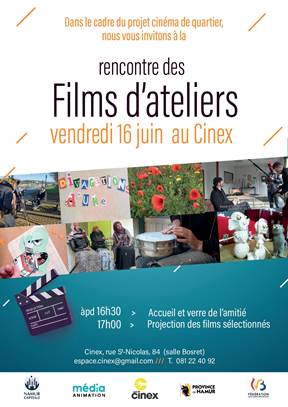 Soirée de projection de films d'atelier - 