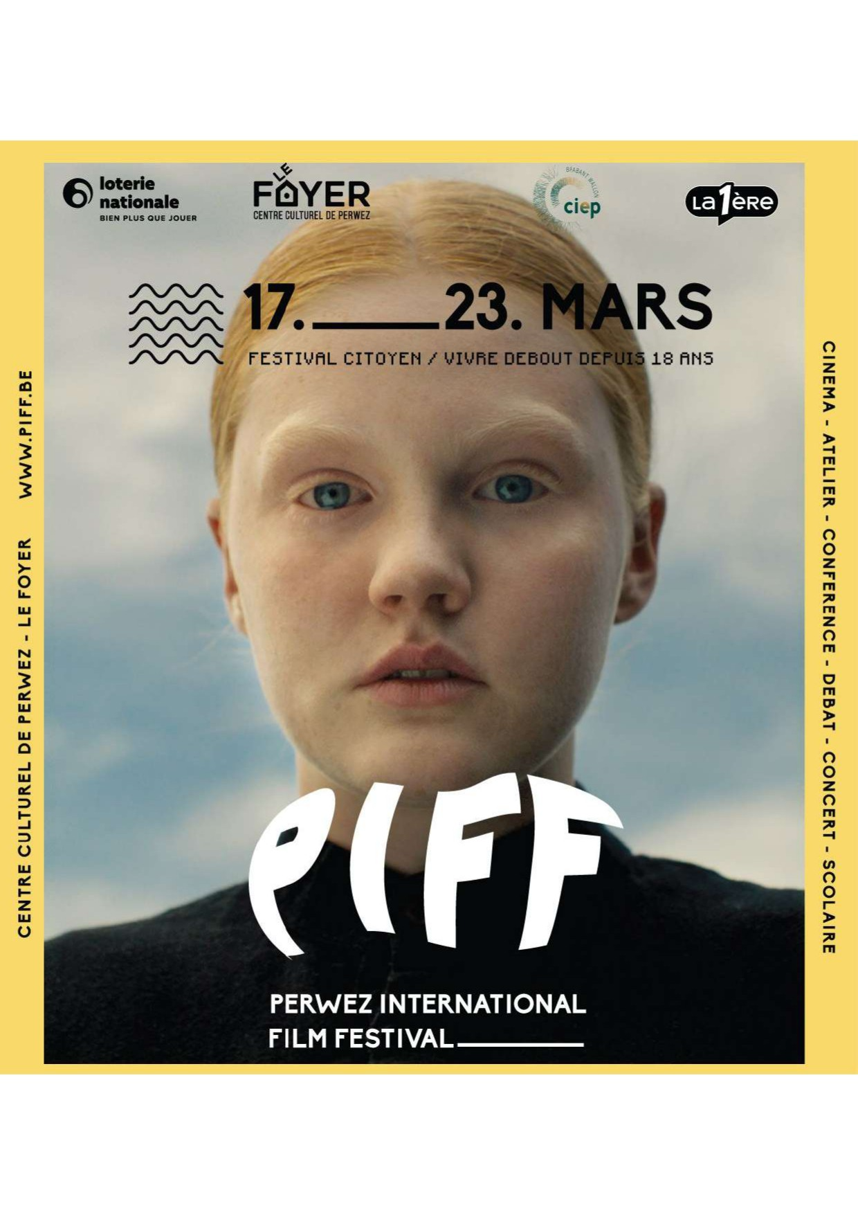 Invitation à l'inauguration de l'édition 2025 du Perwez International Film Festival - 