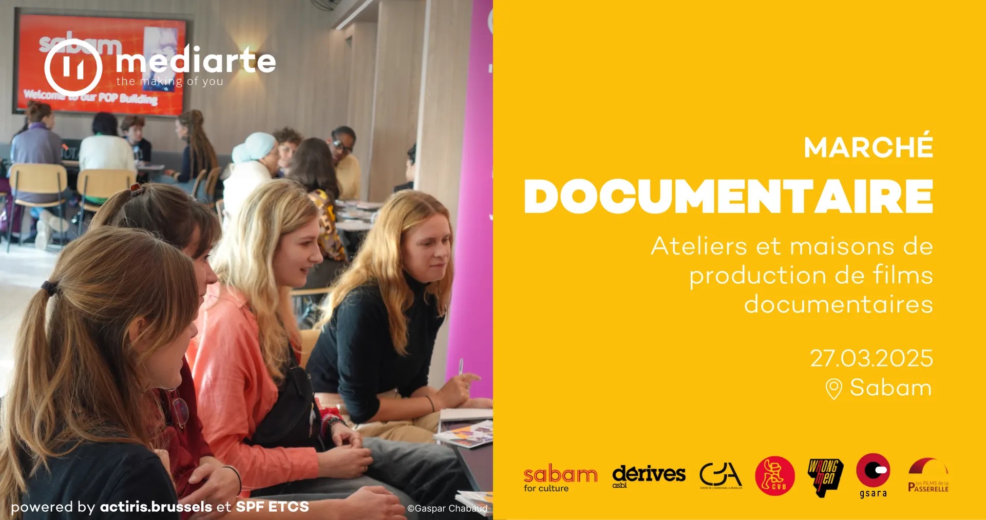 Marché aux ateliers et maisons de productions de films documentaires
 - 