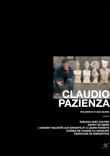 DVD du film Fragments d'une oeuvre Claudio Pazienza
