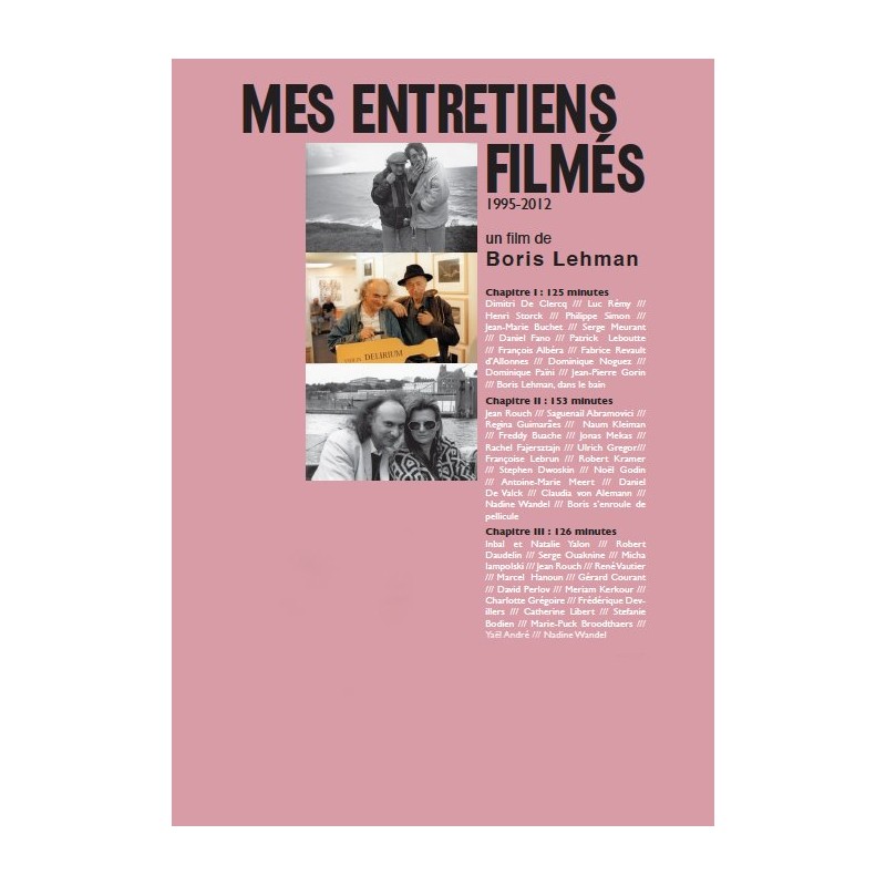 Couverture du film Mes entretiens filmés