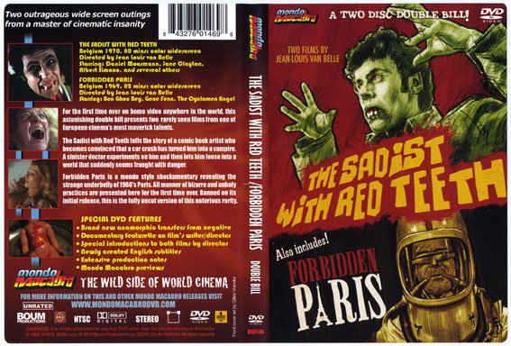 Couverture du film Paris interdit/Le sadique aux dents rouges - (Coffret)