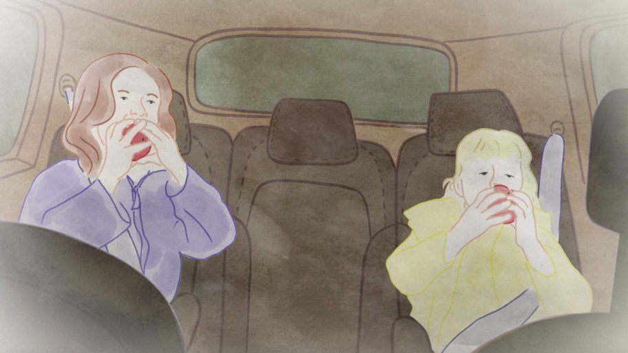 Couverture du film La petite fille a la pomme