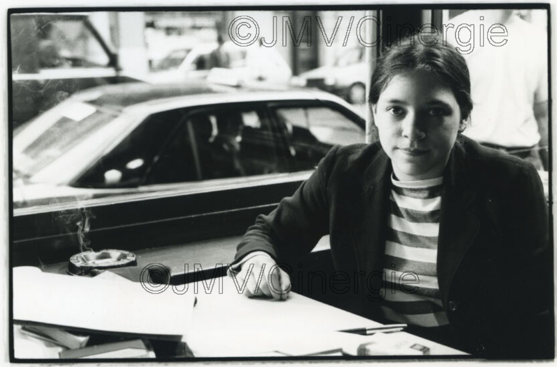 Portrait d'une jeune fille de la fin des années 60 à Bruxelles