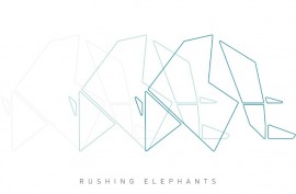 Photo Rushing Elephants