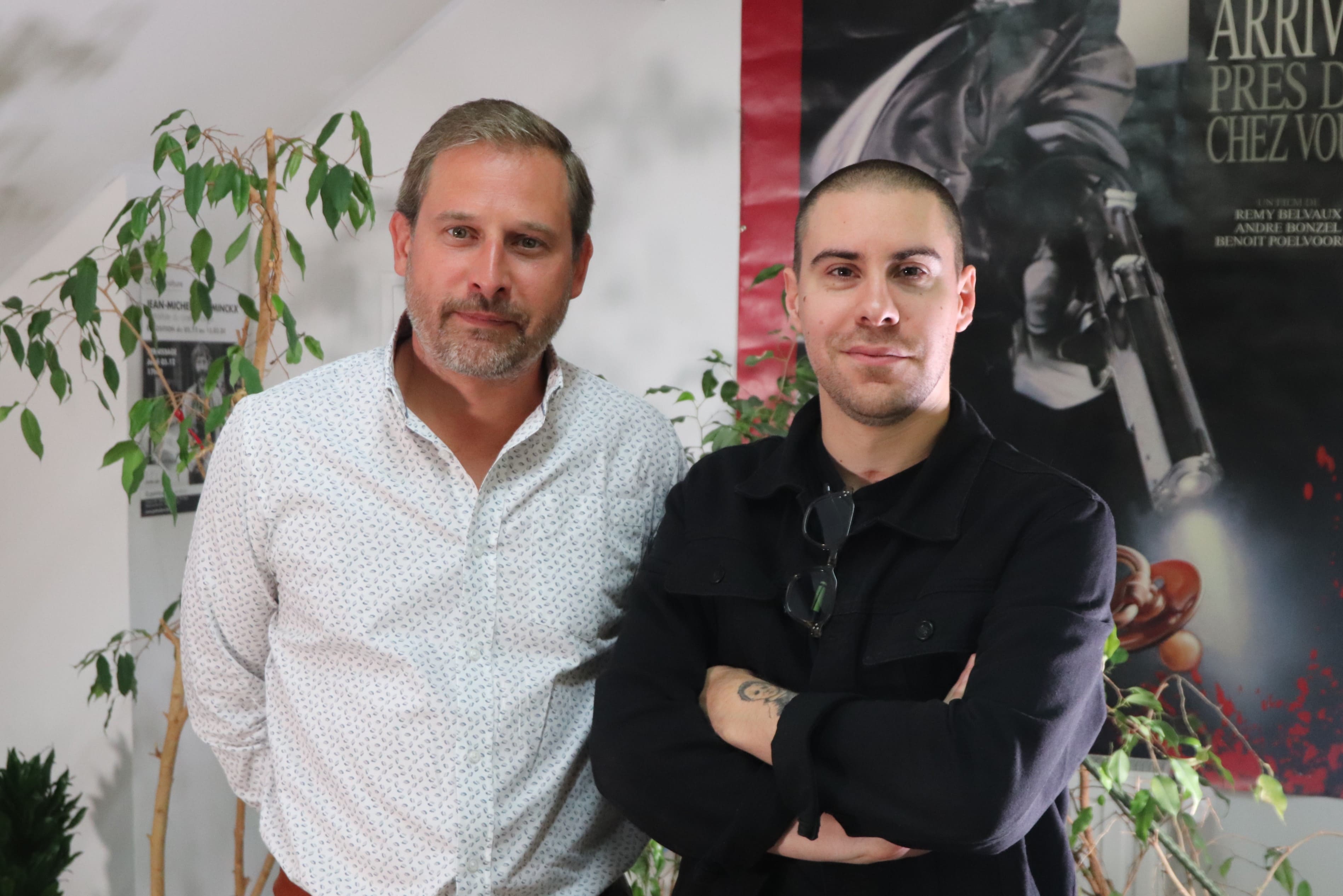 Brandon Gotto (réalisateur et scénariste) et Vivian Audag (producteur) de 'Inferno' - 